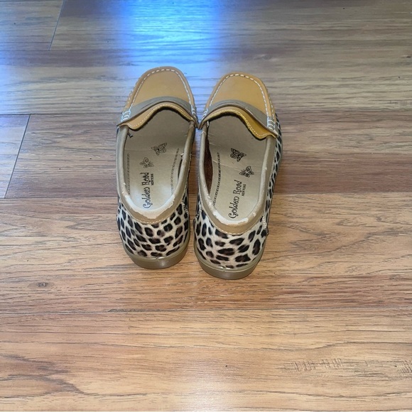 GOLDEN ROD -Yellow and Leopard Print Loafers - Picture 5 of 5